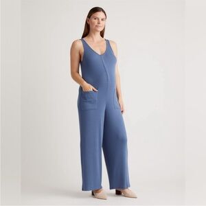 Quince Tencel Rib Maternity & Nursing Jumpsuit